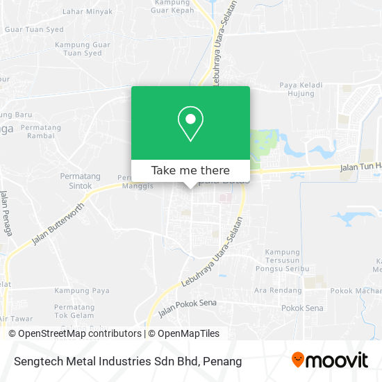 Sengtech Metal Industries Sdn Bhd map