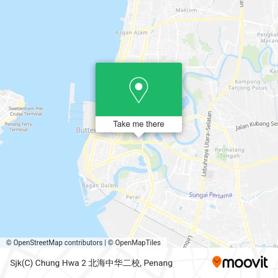 Sjk(C) Chung Hwa 2 北海中华二校 map