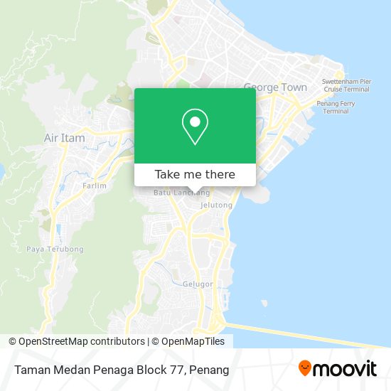 Peta Taman Medan Penaga Block 77