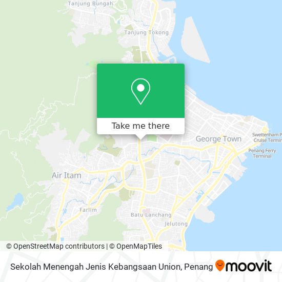 Sekolah Menengah Jenis Kebangsaan Union map