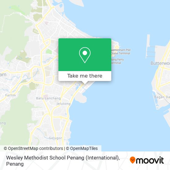 Wesley Methodist School Penang (International) map