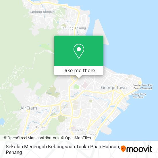 Sekolah Menengah Kebangsaan Tunku Puan Habsah map