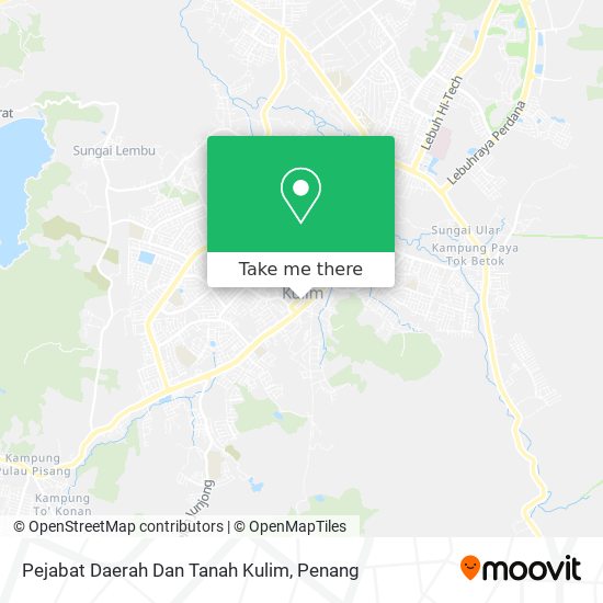 Pejabat Daerah Dan Tanah Kulim map