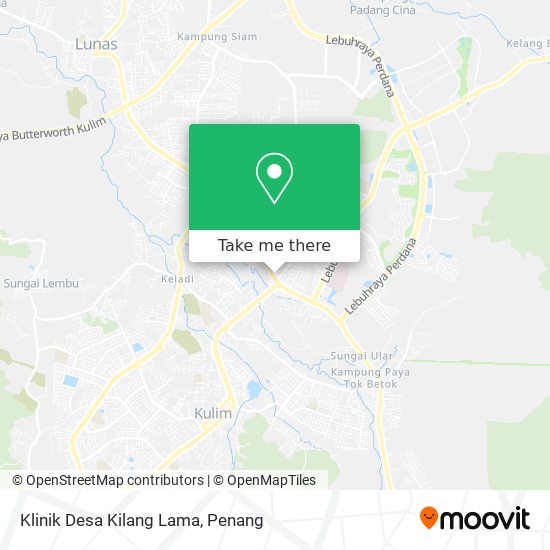 Peta Klinik Desa Kilang Lama