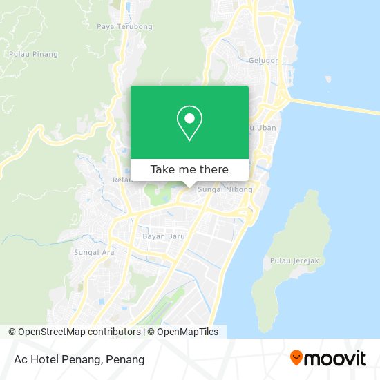 Ac Hotel Penang map
