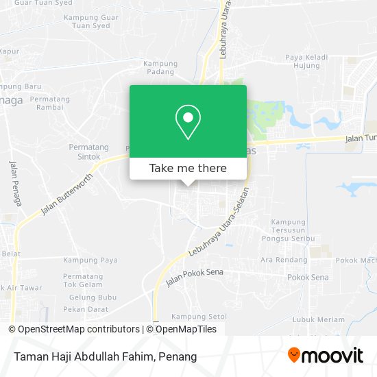 Peta Taman Haji Abdullah Fahim