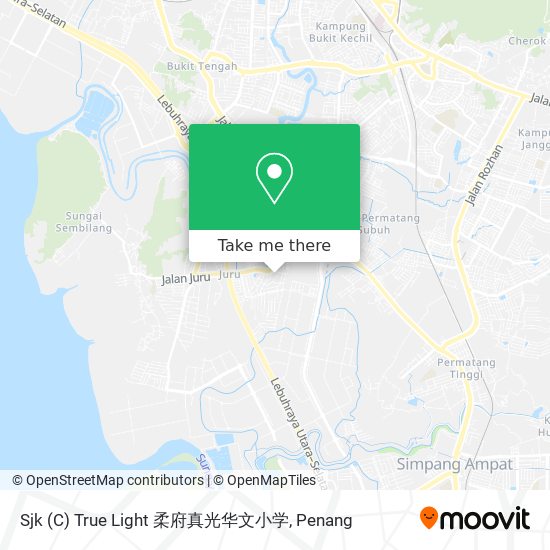 Sjk (C) True Light 柔府真光华文小学 map