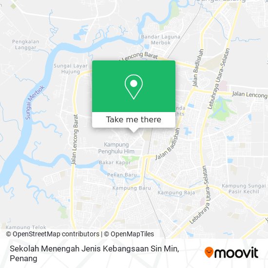 Sekolah Menengah Jenis Kebangsaan Sin Min map