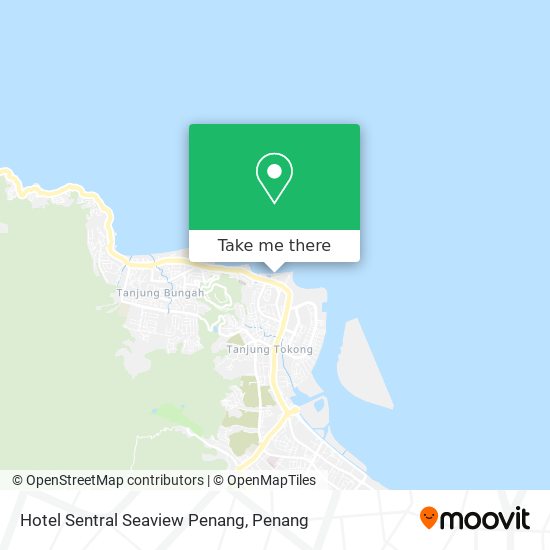 Hotel Sentral Seaview Penang map