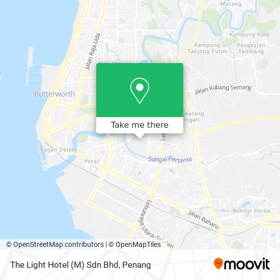 Peta The Light Hotel (M) Sdn Bhd