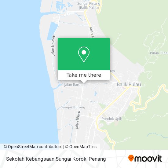 Peta Sekolah Kebangsaan Sungai Korok