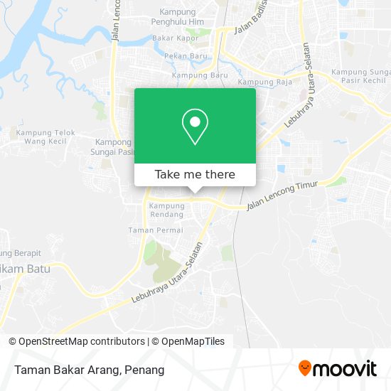 Peta Taman Bakar Arang