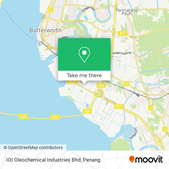 IOI Oleochemical Industries Bhd map