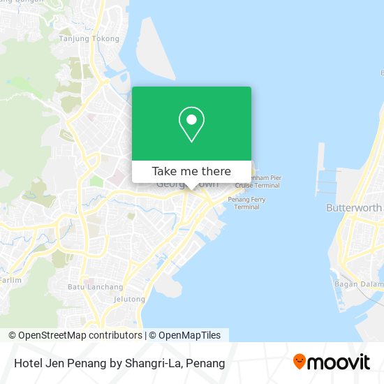 Peta Hotel Jen Penang by Shangri-La