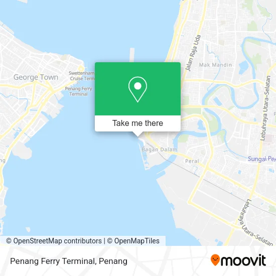 Peta Penang Ferry Terminal