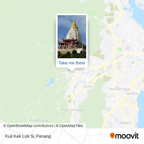 Kuil Kek Lok Si map