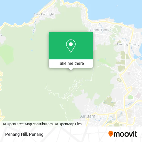 Penang Hill map