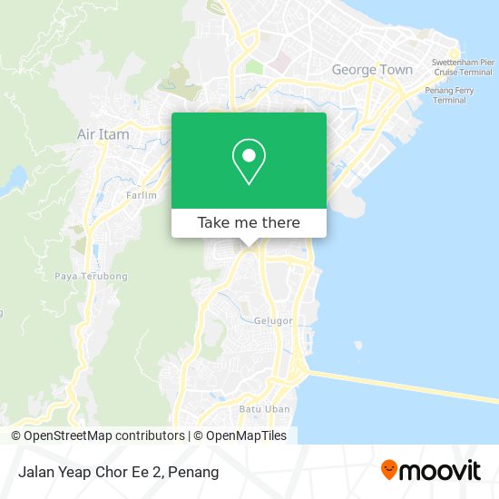 Jalan Yeap Chor Ee 2 map