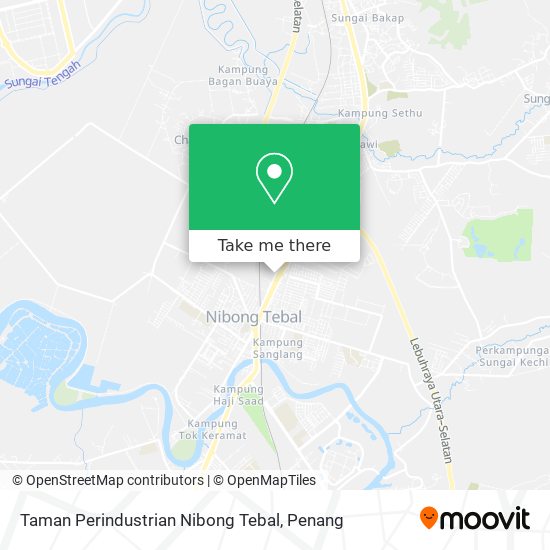 Peta Taman Perindustrian Nibong Tebal