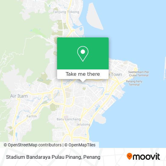 Stadium Bandaraya Pulau Pinang map