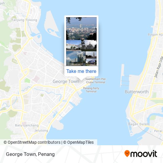 George Town map