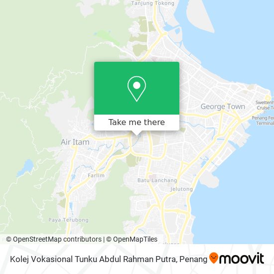 Kolej Vokasional Tunku Abdul Rahman Putra map