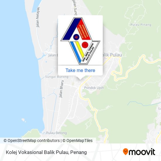 Peta Kolej Vokasional Balik Pulau