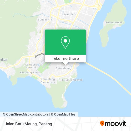 Jalan Batu Maung map