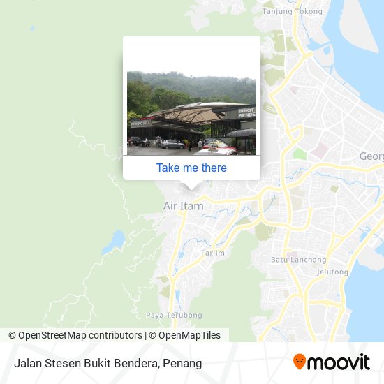 Peta Jalan Stesen Bukit Bendera