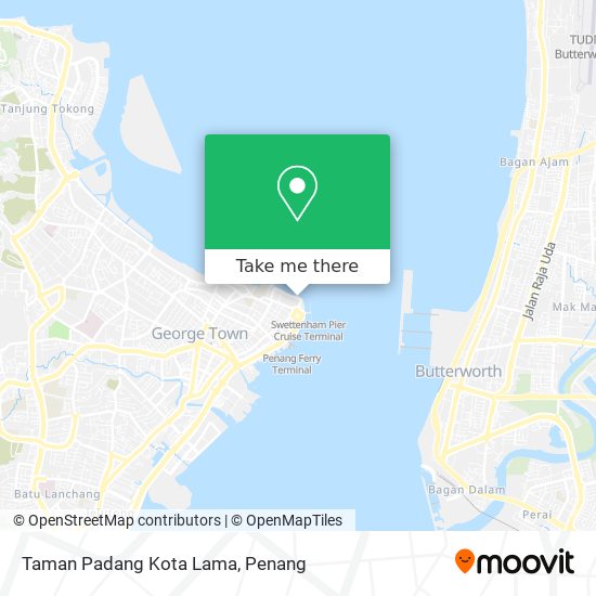 Peta Taman Padang Kota Lama