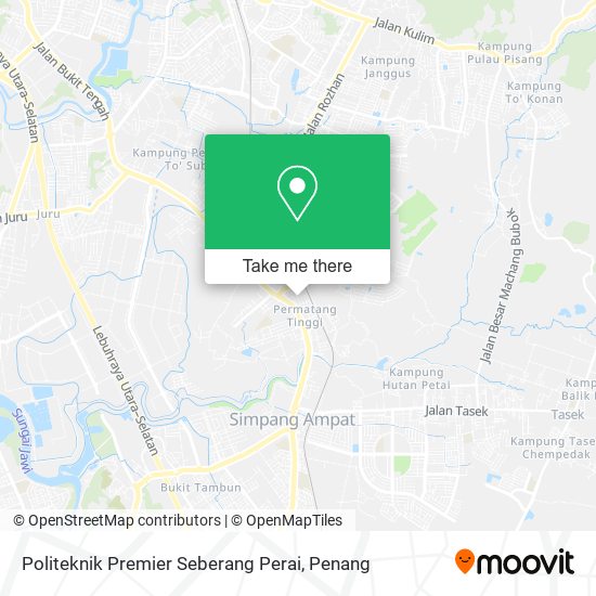 Peta Politeknik Premier Seberang Perai