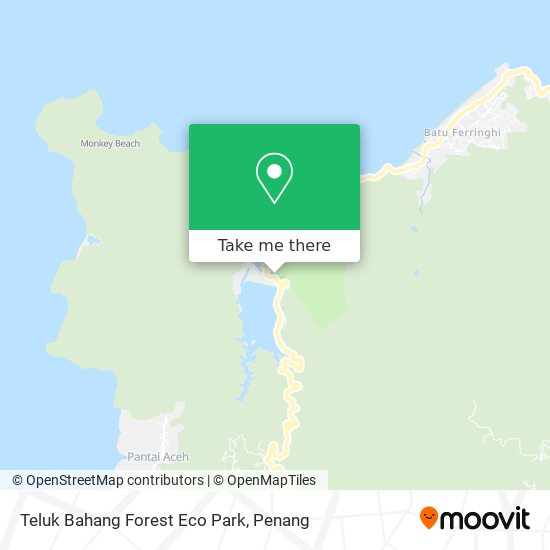 Peta Teluk Bahang Forest Eco Park