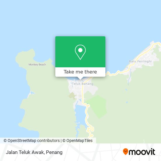 Peta Jalan Teluk Awak