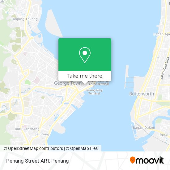 Penang Street ART map