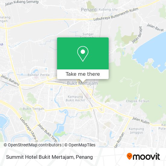 Peta Summit Hotel Bukit Mertajam