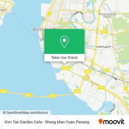 Kim Tan Garden Cafe - Sheng Man Yuan map