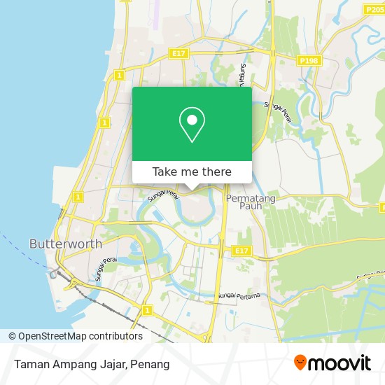 Taman Ampang Jajar map