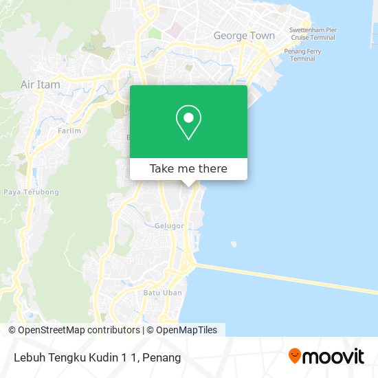 Lebuh Tengku Kudin 1 1 map