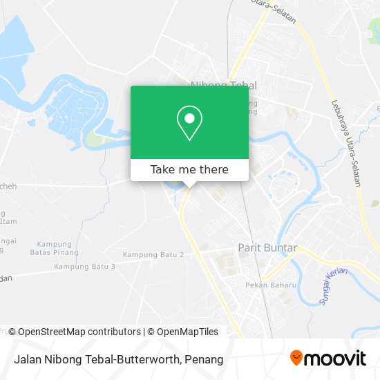 Peta Jalan Nibong Tebal-Butterworth