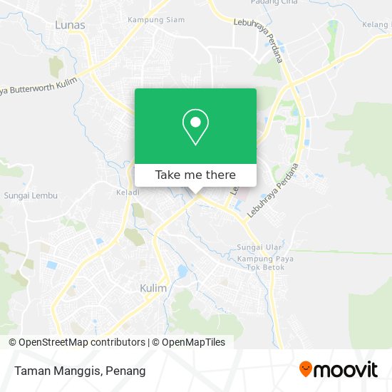 Peta Taman Manggis