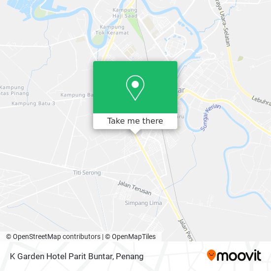如何坐公交去perak的k Garden Hotel Parit Buntar