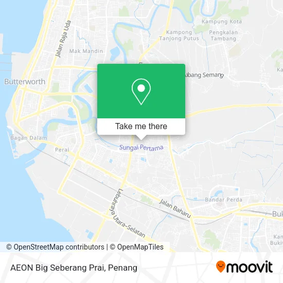 AEON Big Seberang Prai map