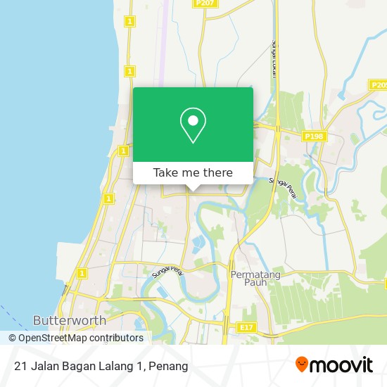 Peta 21 Jalan Bagan Lalang 1