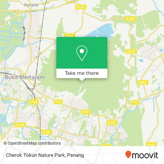 Cherok Tokun Nature Park map