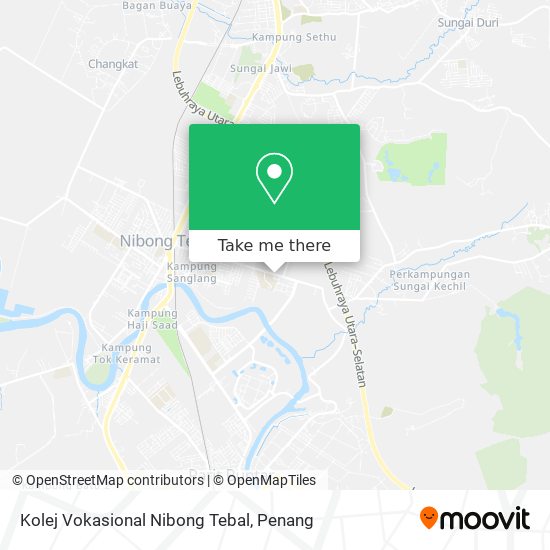 Kolej Vokasional Nibong Tebal map