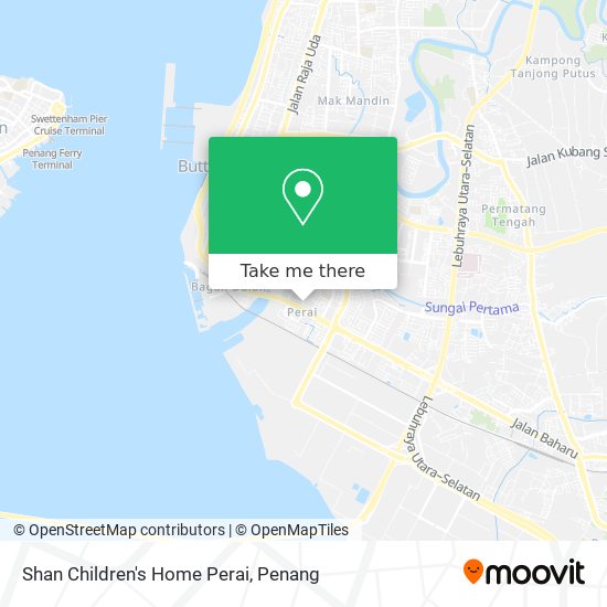 Shan Children's Home Perai map