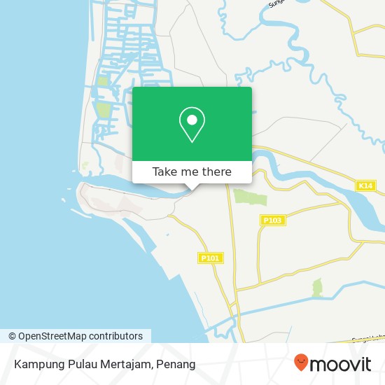 Kampung Pulau Mertajam map