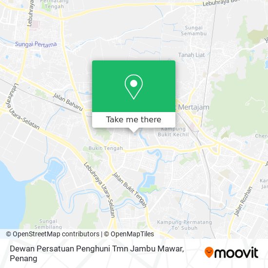 Peta Dewan Persatuan Penghuni Tmn Jambu Mawar