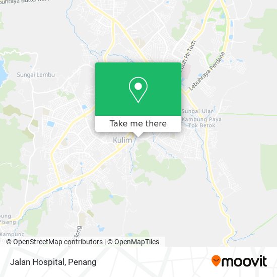 Jalan Hospital map