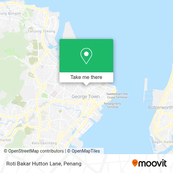 Roti Bakar Hutton Lane map